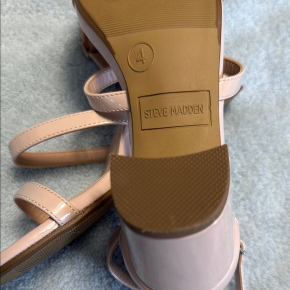 Steve Madden Blush Pink Strappy Heels - Picture 4 of 5